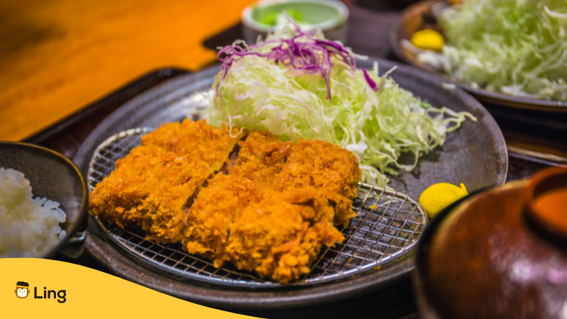 Japanese foods tonkatsu