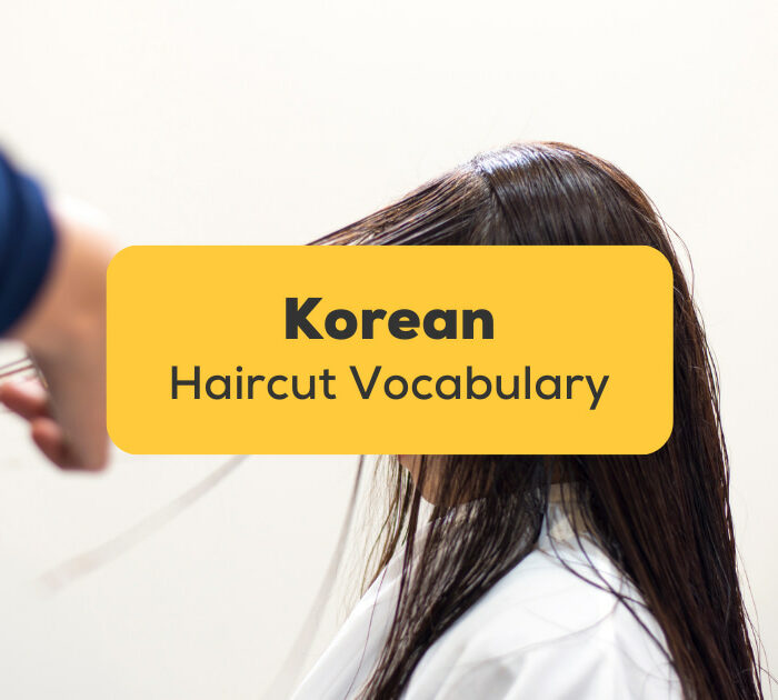 Korean haircut vocabulary