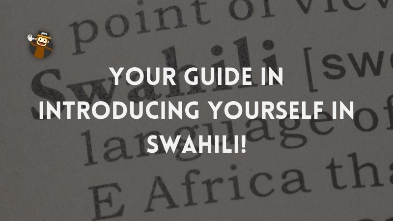 introduce yourself in swahili
