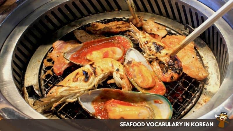 해산물 (haesanmul)-Seafood-Seafood-Vocabulary-In-Korean-Ling