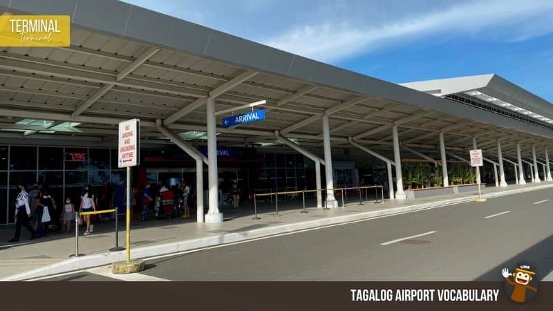 Terminal (Terminal)-Tagalog-Airport-Vocabulary-Ling