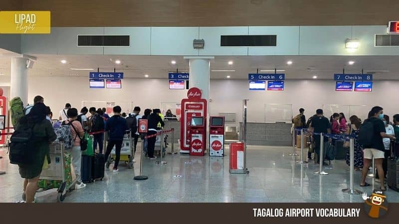 Lipad (Flight)-Tagalog-Airport-Vocabulary-Ling