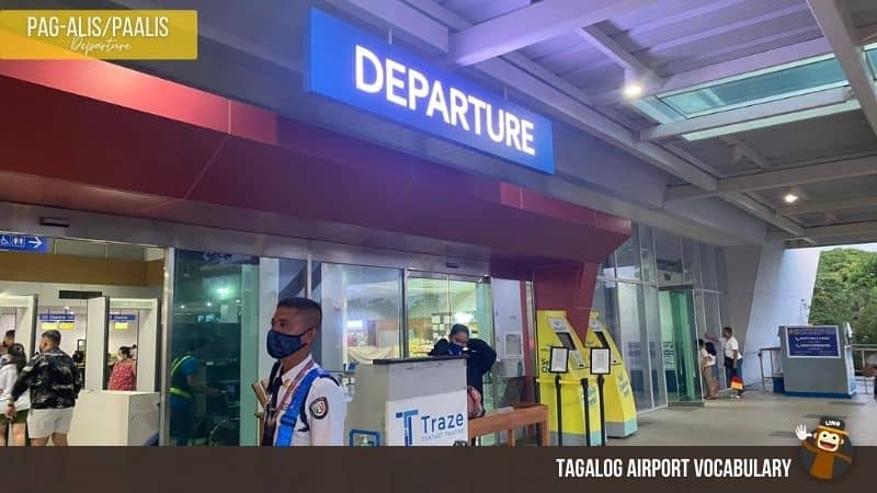 Pag-alis/Paalis  (Departure)-Tagalog-Airport-Vocabulary-Ling
