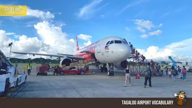 Eroplano (Airplane/ Plane)-Tagalog-Airport-Vocabulary-Ling
