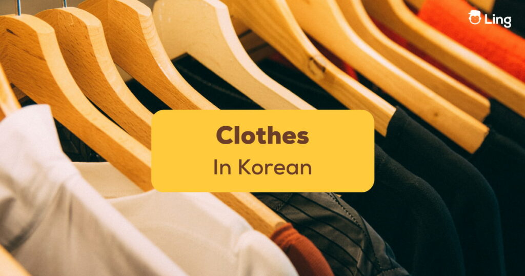 Clothes In Korean