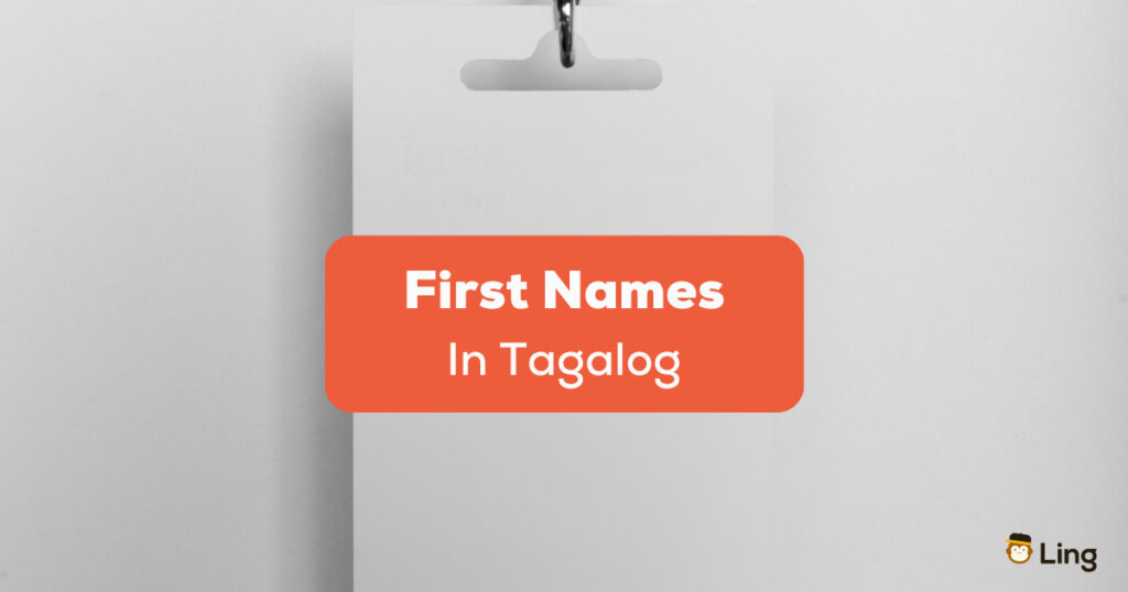 First Names In Tagalog