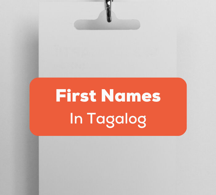 First Names In Tagalog