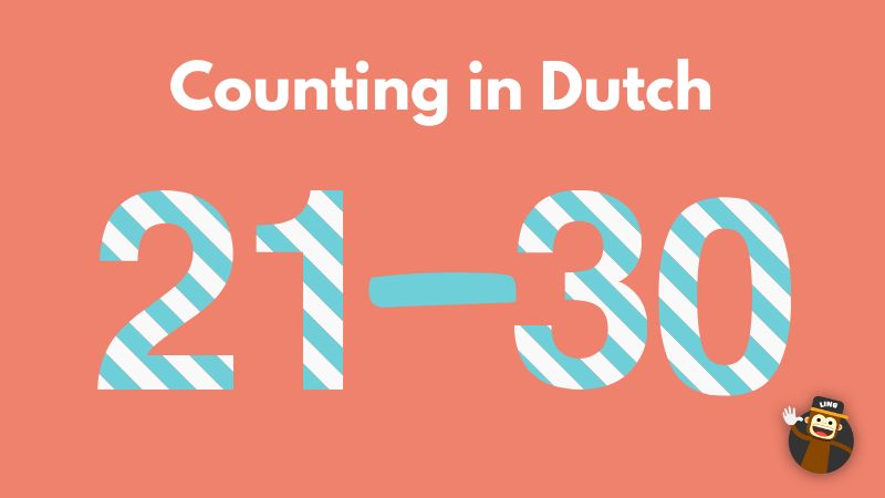 How to count in Dutch 21-30