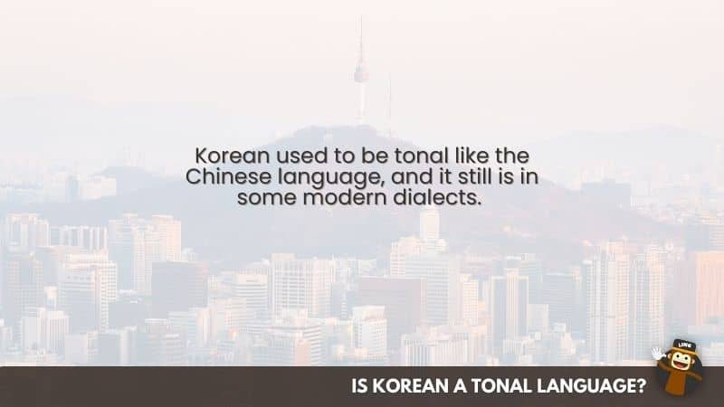 korean tonal language in dialects - namsan 
