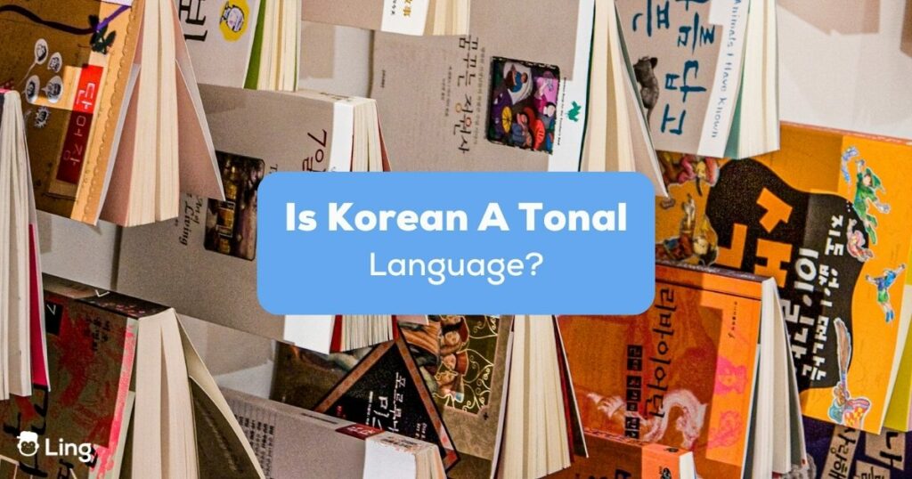 is korean a tonal language