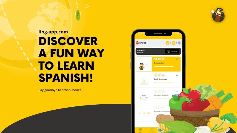Learn Spanish Ling app