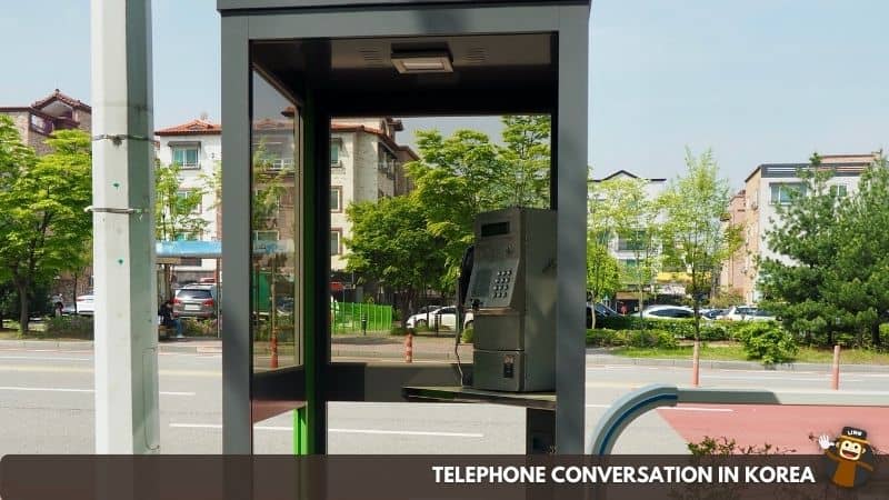 Telephone Booth In Korea-Telephone-Conversation-In-Korean-Ling