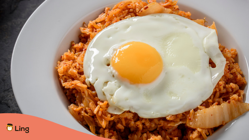 Breakfast In Korea Kimchi Fried Rice