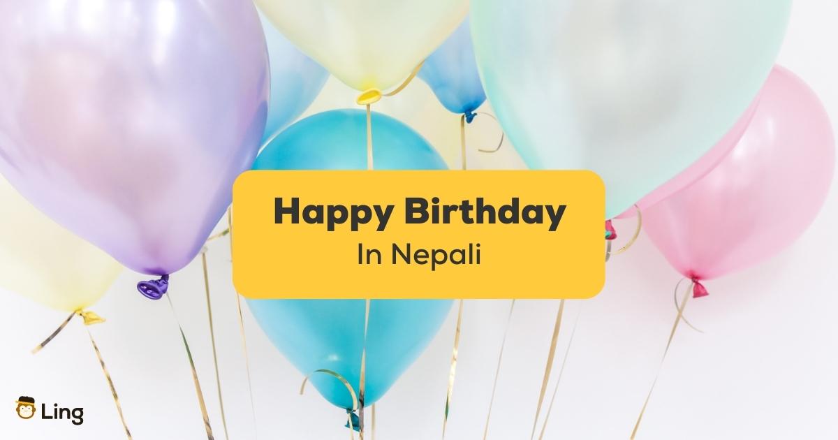 Happy Birthday Translate In Nepali