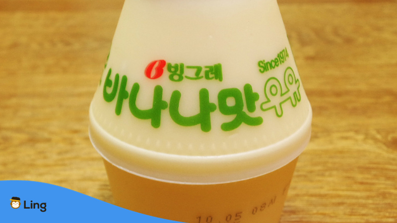 Korean Beverages Banana Milk