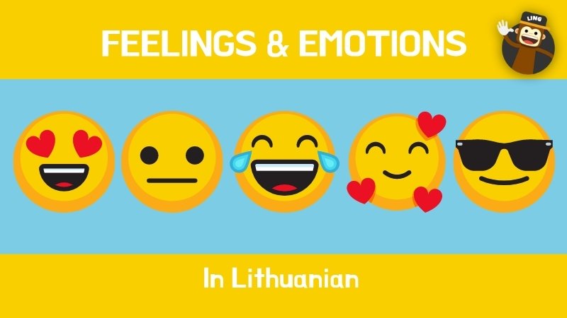 Lithuanian mood/emotion vocab