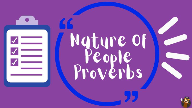 Irish Proverbs On The Nature Of People 