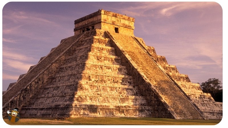 Maya pyramid pirámide shape