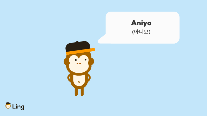 yes no ok in korean aniyo