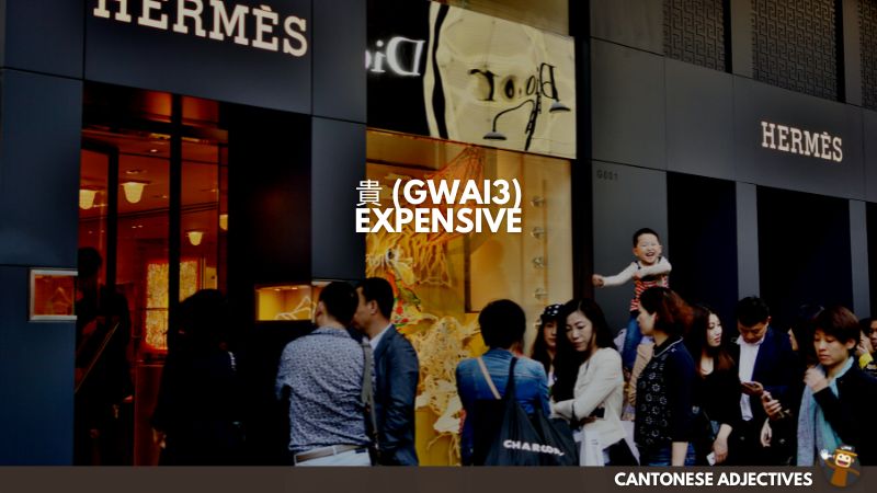 Cantonese Adjectives - expensive