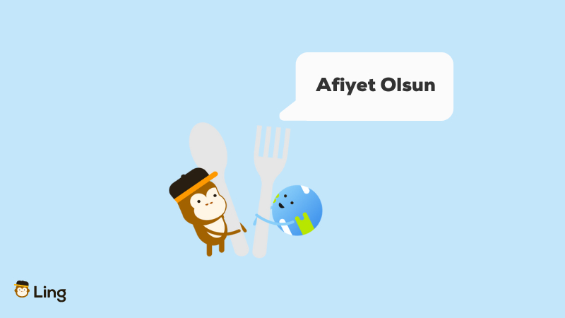 Basic Turkish Words Afiyet Olsun