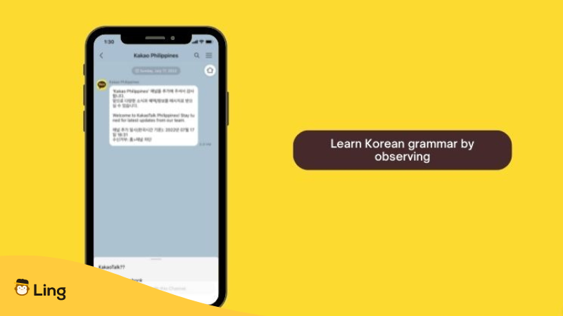 Learn Korean With Kakaotalk Learn Korean Grammar