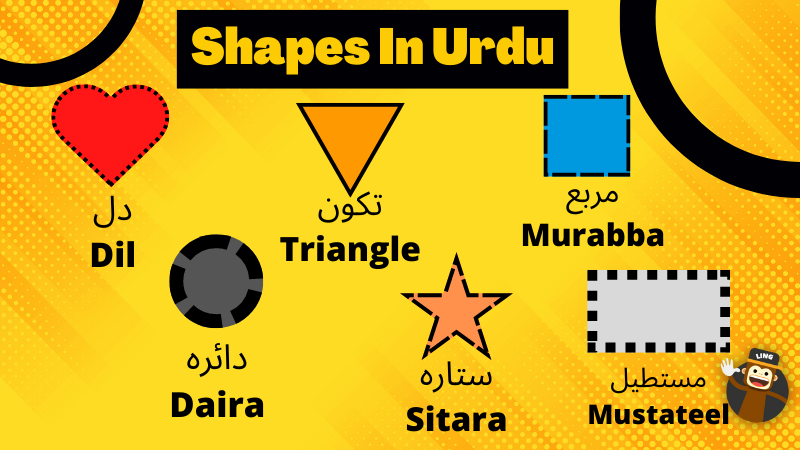 Names Of Shapes In Urdu With Sentences