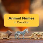 Children Animal Toys Animal Names in Croatian