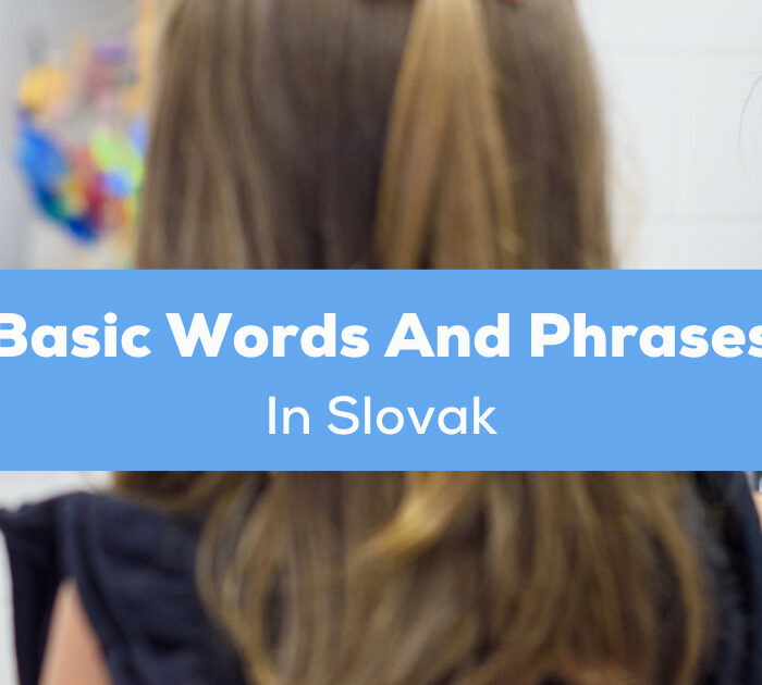 Basic Words And Phrases In Slovak