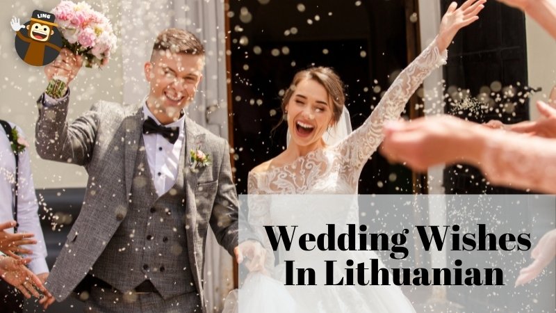 Congratulations in Lithuanian - Wedding