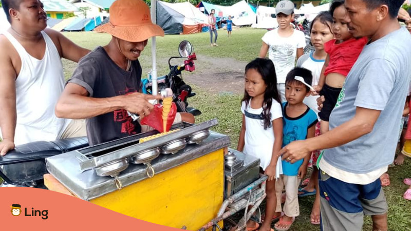 Filipino Snacks dirty ice cream