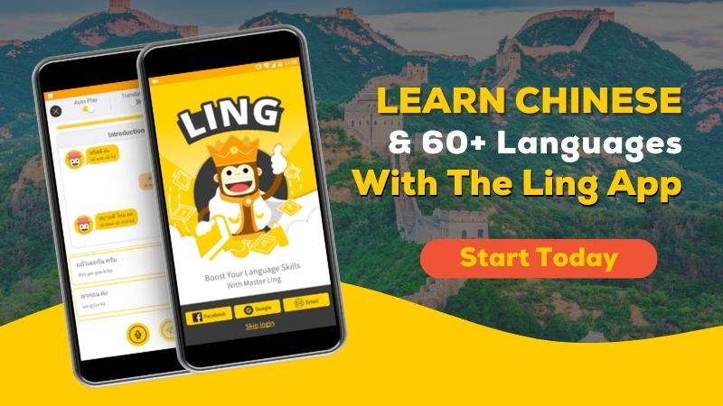 Learn happy birthday in Chinese with the Ling App