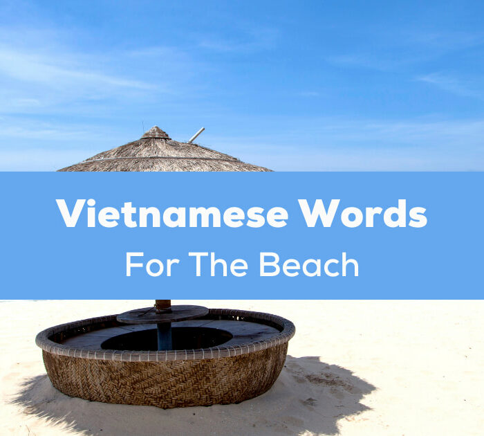 Vietnamese Words For The Beach