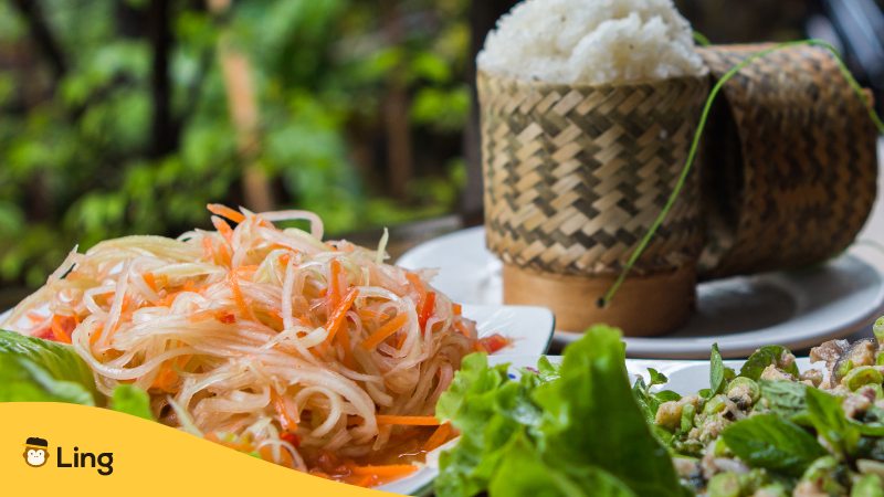food ingredients in lao lao food