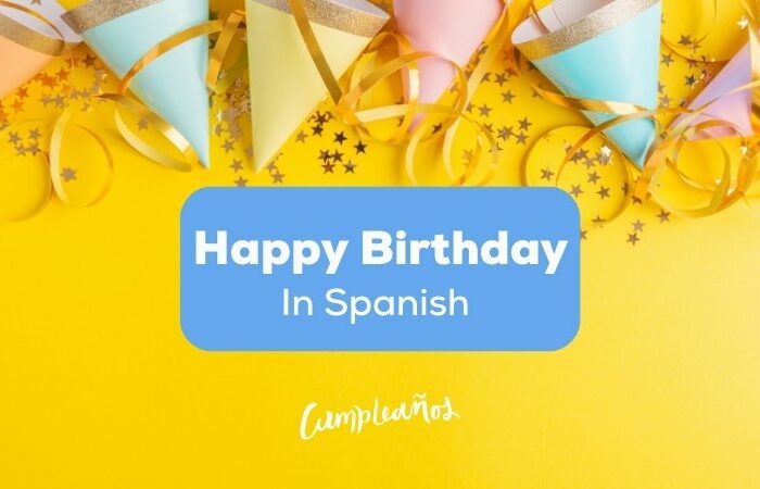 happy birthday in spanish
