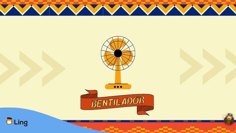 household items vocabulary in Tagalog - A photo of a bentilador