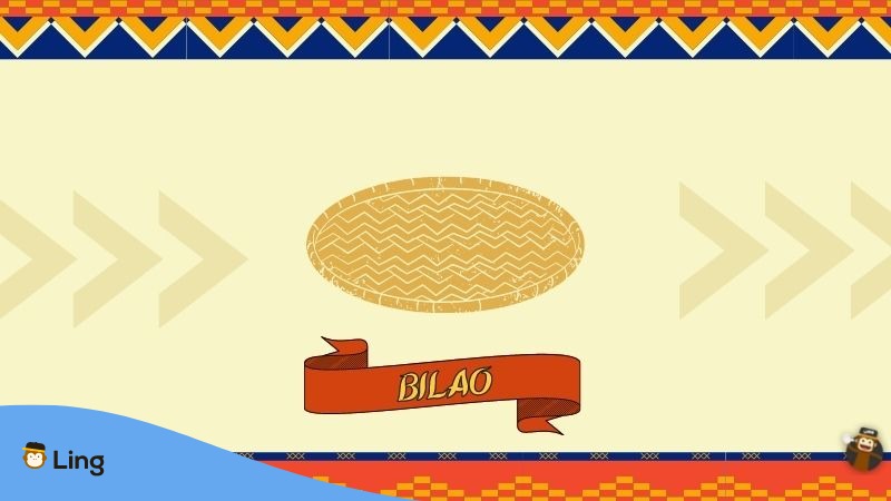 household items vocabulary in Tagalog - A photo of a bilao