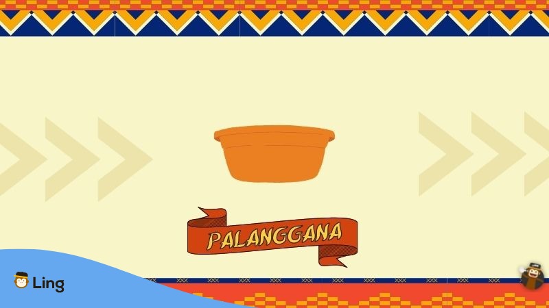 household items vocabulary in Tagalog - A photo of a palanggana