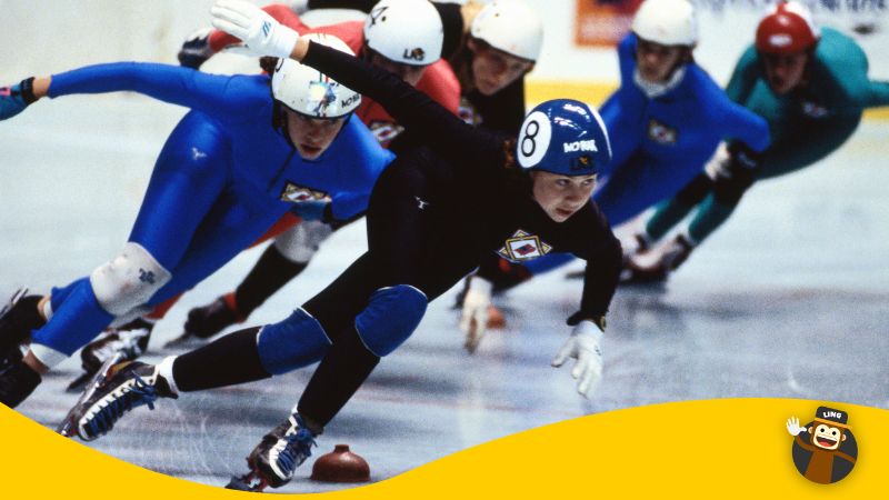 speed skating in Dutch