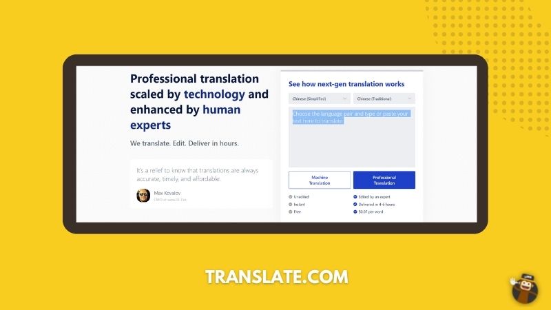 Translate.com- Mandarin to Cantonese Translator 
