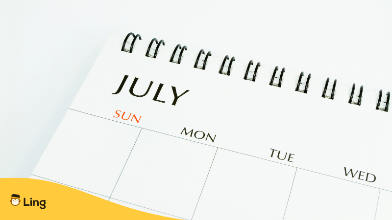 Day and Month Abbreviations In Thai months of the year
