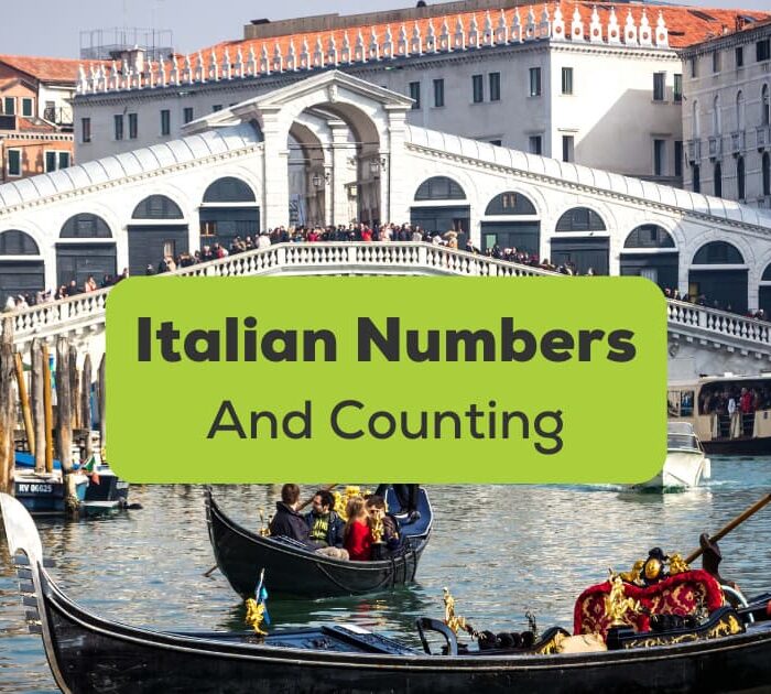 Italian Numbers And Counting