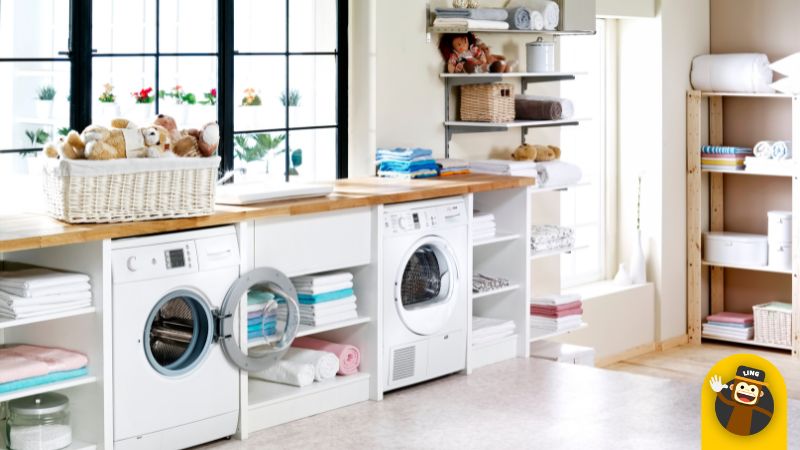 Laundry room in French