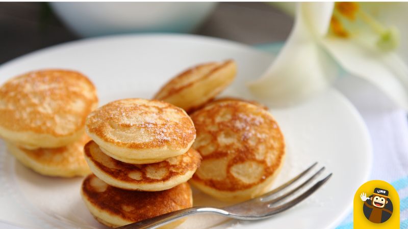 Poffertjes Dutch pancakes