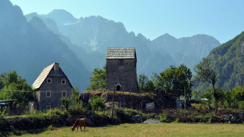 travel in Albania scenary mountains