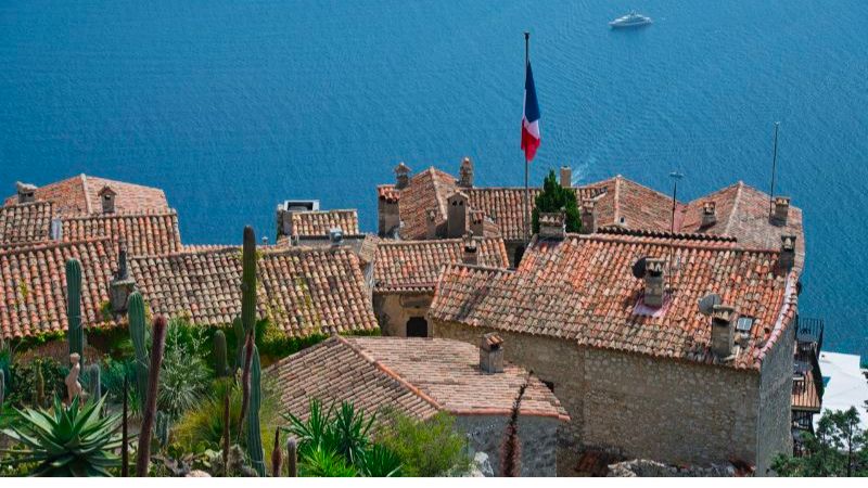 Beautiful village of Eze in France