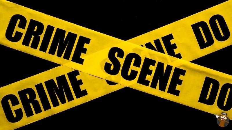crime scene yellow tape; danish phrases for  emergency