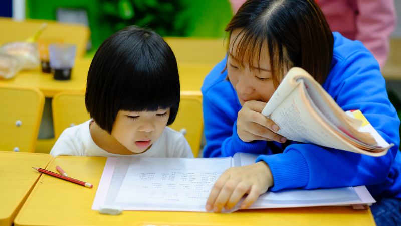 children studying foreign language jobs