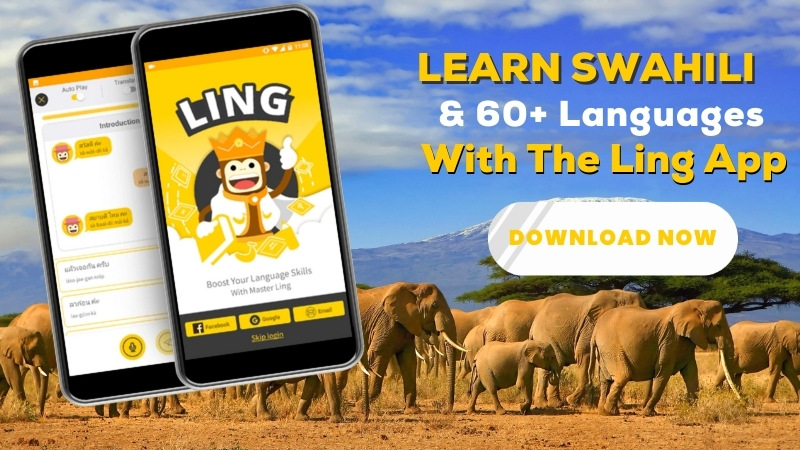 learn swahili with Ling