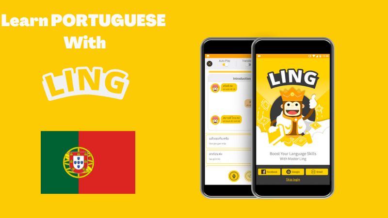Come learn portuguese with ling app